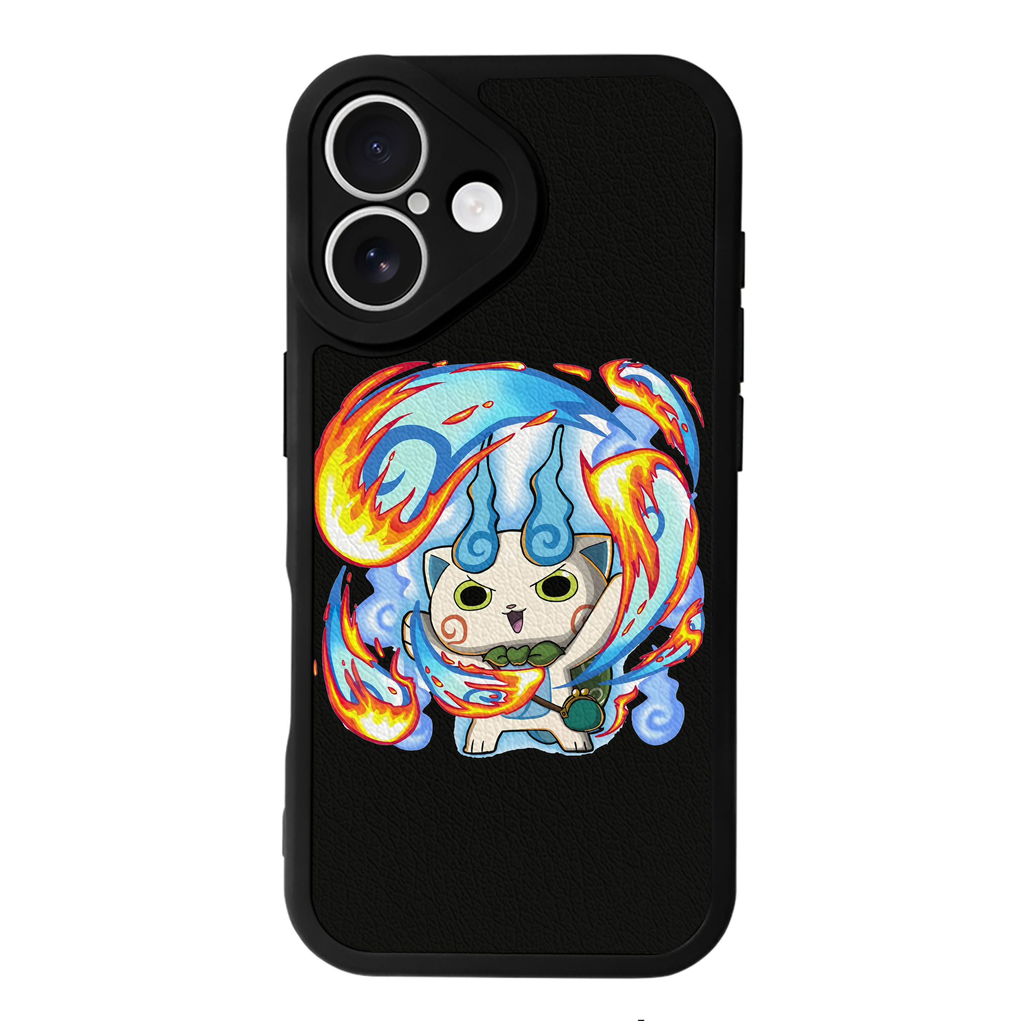 （画像用） 妖怪ウォッチ Yo-kai Watch 【iPhone 16シリーズ対応】シリコンスマホケース（レザー調） 材質：シリコン